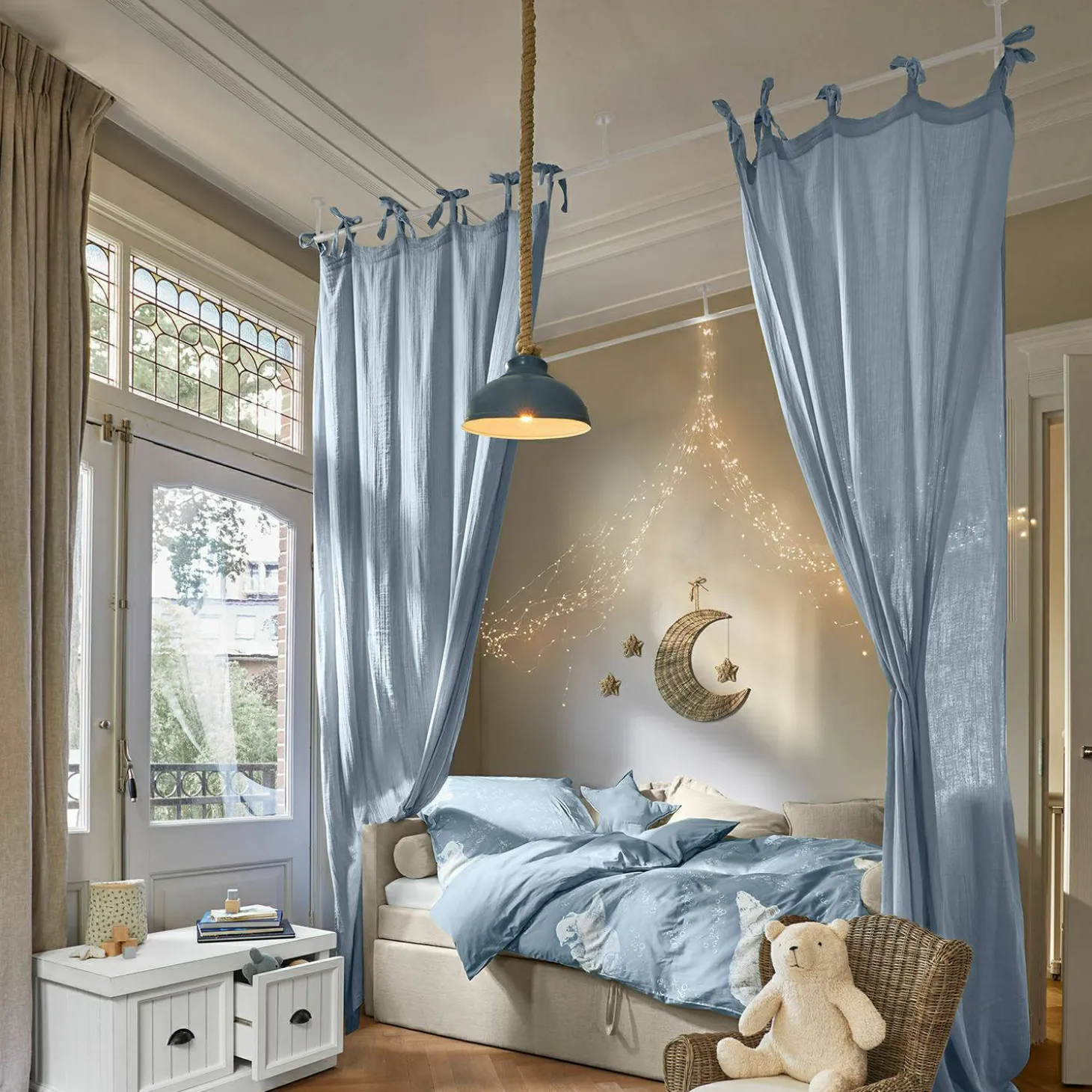 Baldacchino per letto Giroux