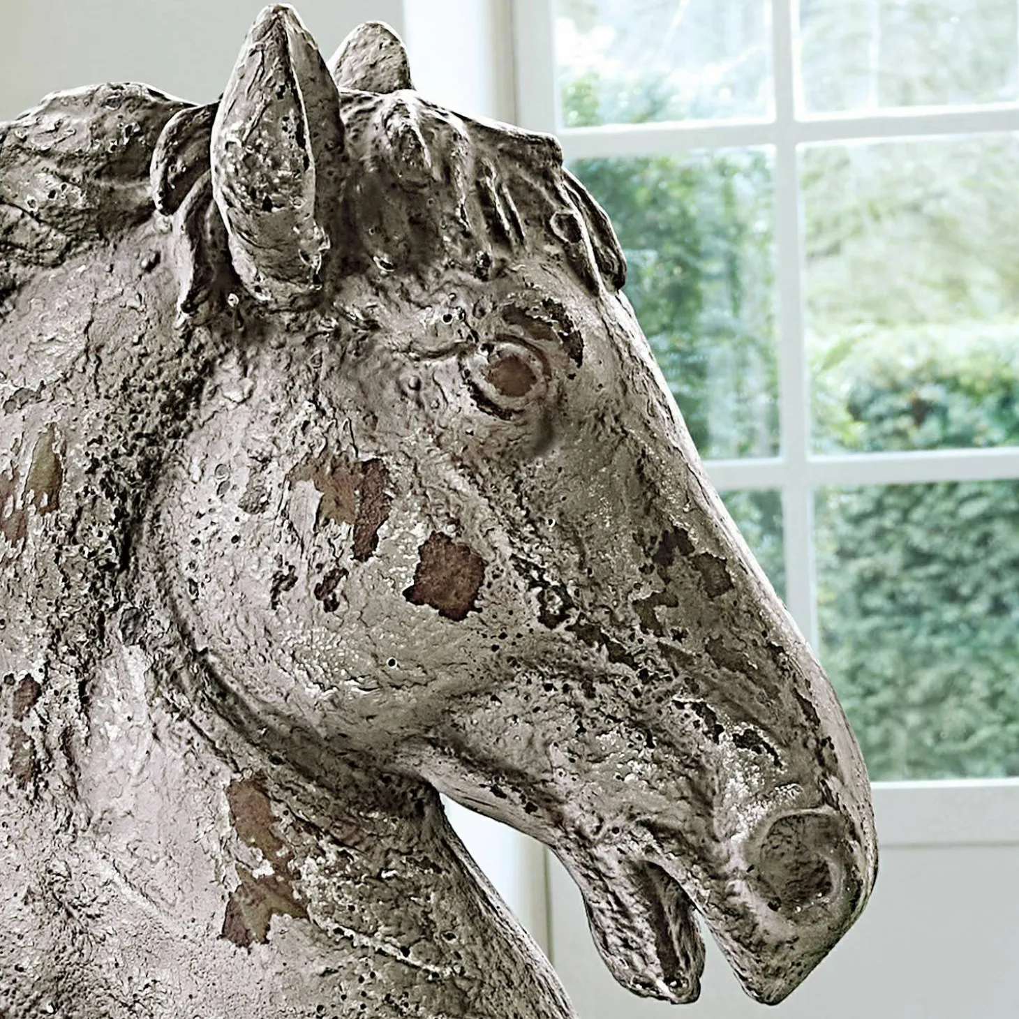 Busto di cavallo decorativo Ghenire