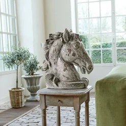 Busto di cavallo decorativo Ghenire