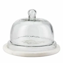 Campana di vetro con piatto Barnsdale