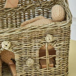 Casetta in rattan Fintello