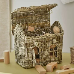 Casetta in rattan Fintello