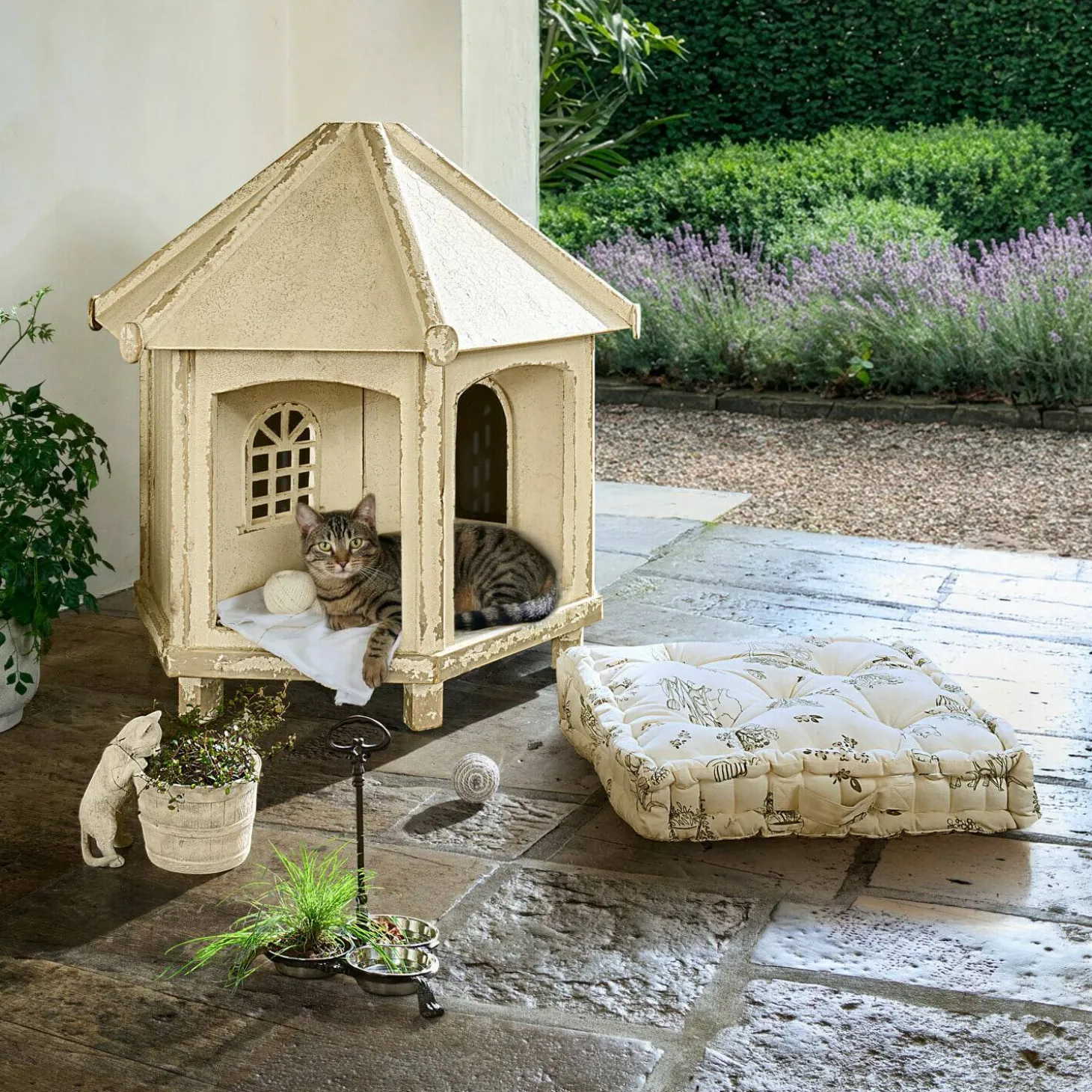 Casetta per gatti da giardino Alvérine