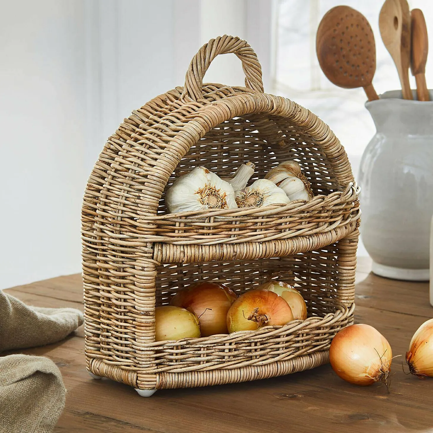 Cestino in rattan Coudrisse
