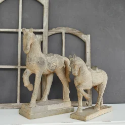 Coppia di cavalli decorativi Mirandel