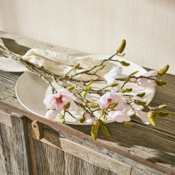 Coppia di fiori decorativi Aurélines