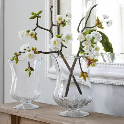 Coppia di fiori decorativi Gráda