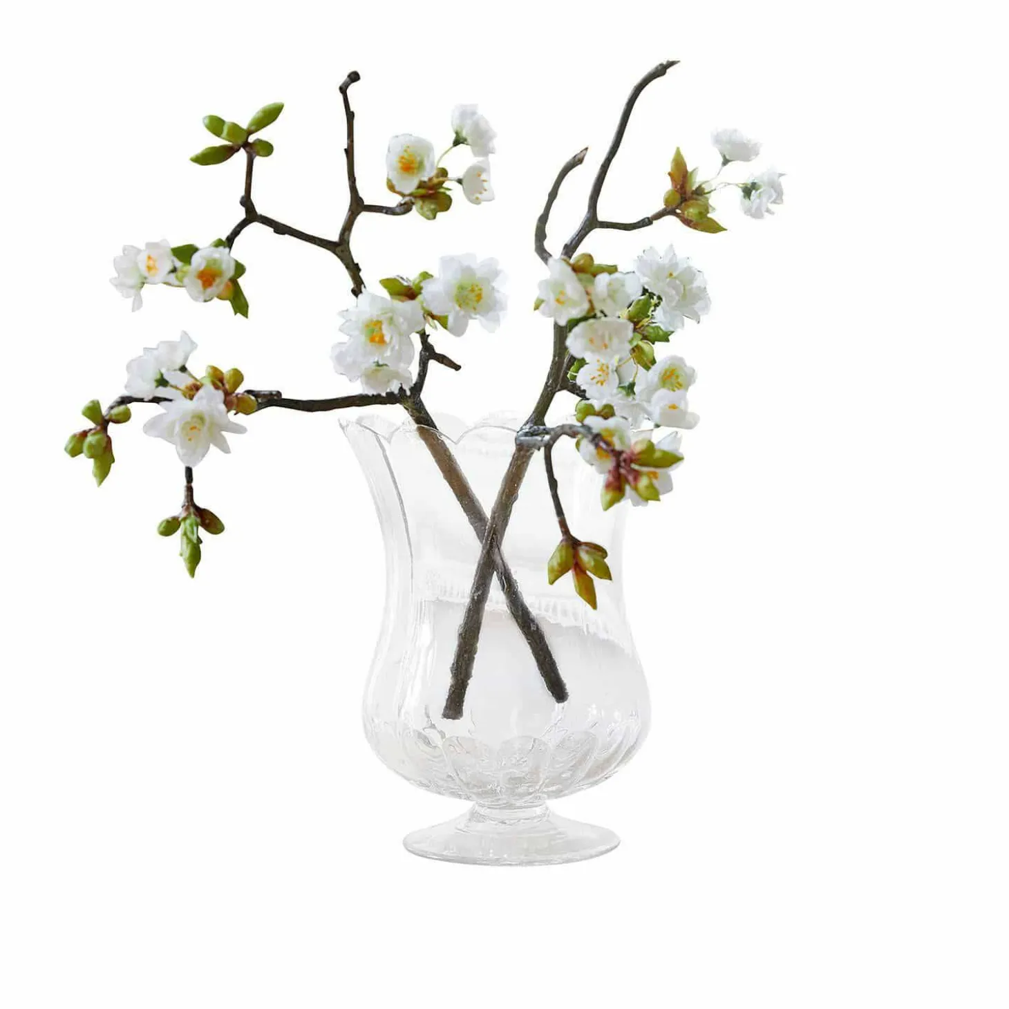 Coppia di fiori decorativi Gráda