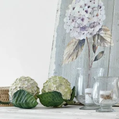 Coppia di fiori decorativi Hortensie