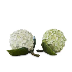 Coppia di fiori decorativi Hortensie