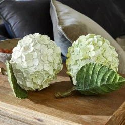 Coppia di fiori decorativi Hortensie
