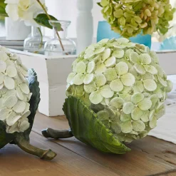 Coppia di fiori decorativi Hortensie