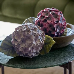 Coppia di fiori decorativi Hortensie