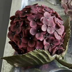 Coppia di fiori decorativi Hortensie
