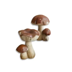 Coppia di funghi decorativi Beenie