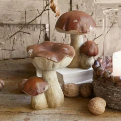 Coppia di funghi decorativi Beenie