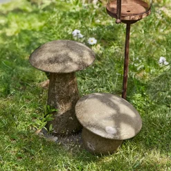 Coppia di funghi decorativi Coudrelle