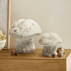 Coppia di funghi decorativi Tannsy
