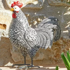 Coppia di galline decorative Mannis