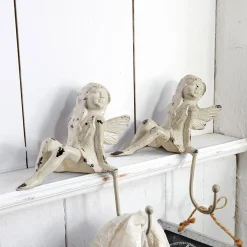 Coppia di ganci a forma di elfi Angel