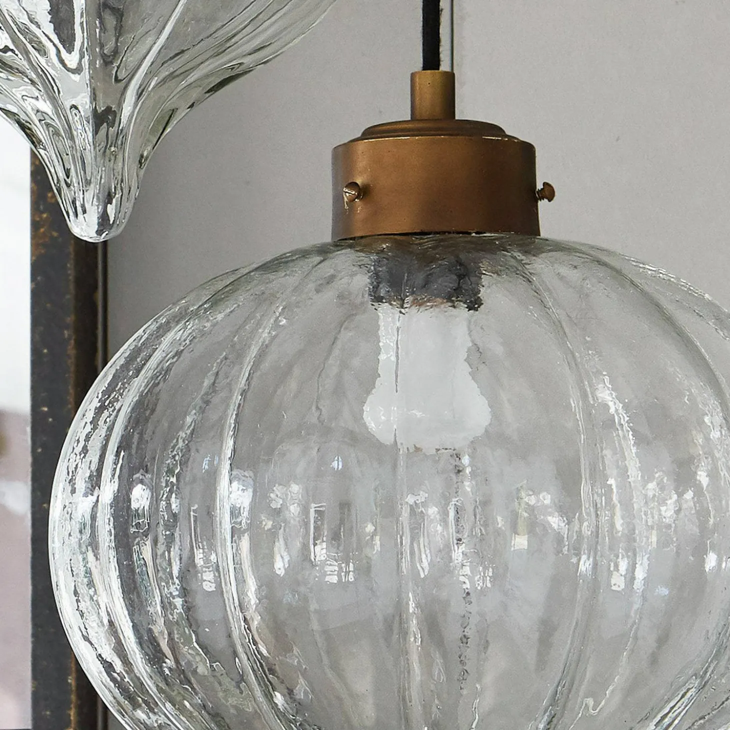 Coppia di lampade a sospensione Baisse