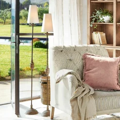 Coppia di lampade a stelo Abigail