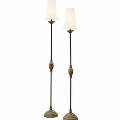 Coppia di lampade a stelo Abigail