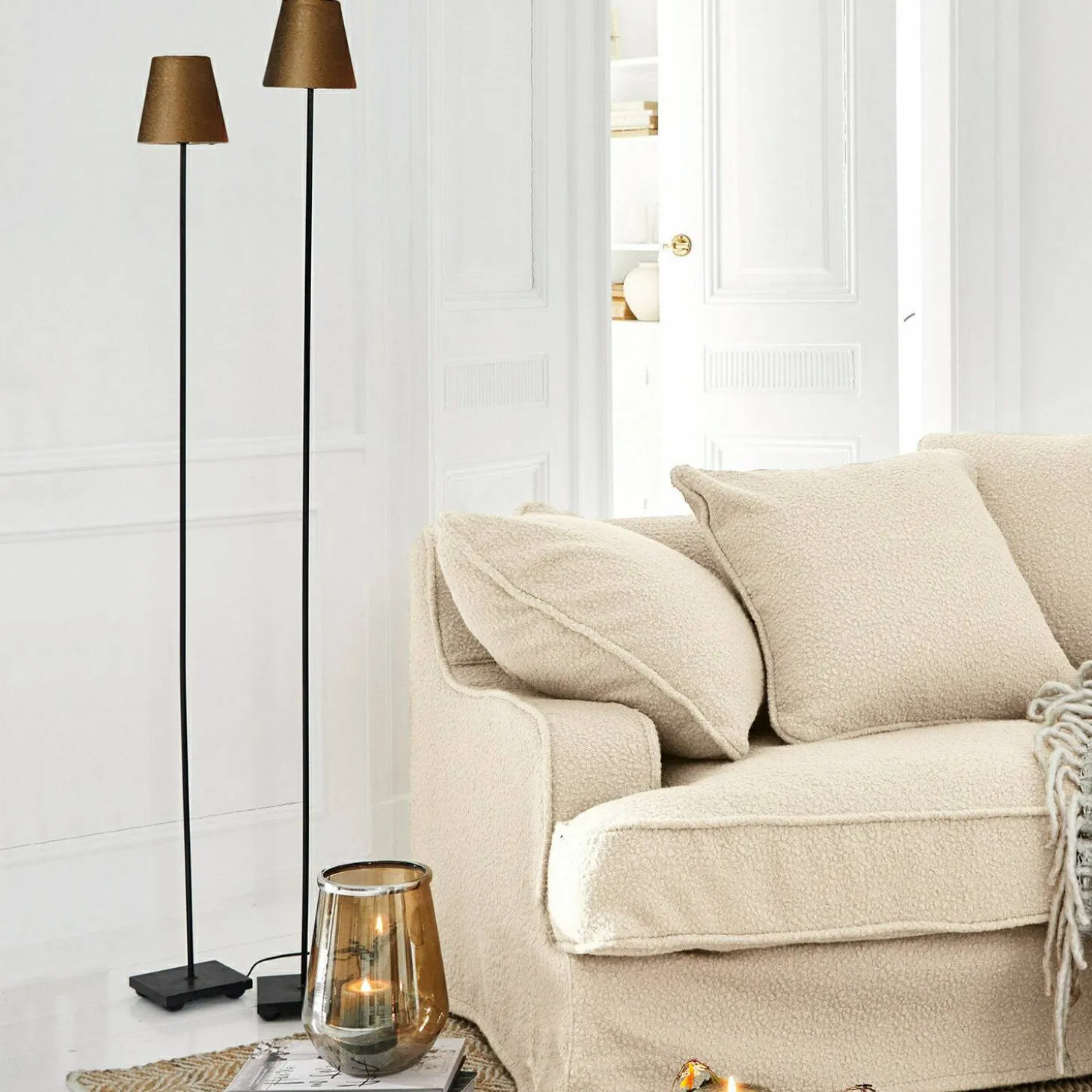 Coppia di lampade a stelo Tacoma