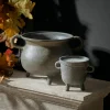 Coppia di lanterne con candela Lavignoux