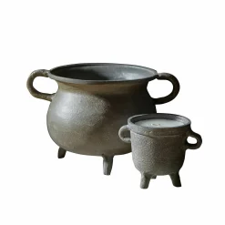 Coppia di lanterne con candela Lavignoux