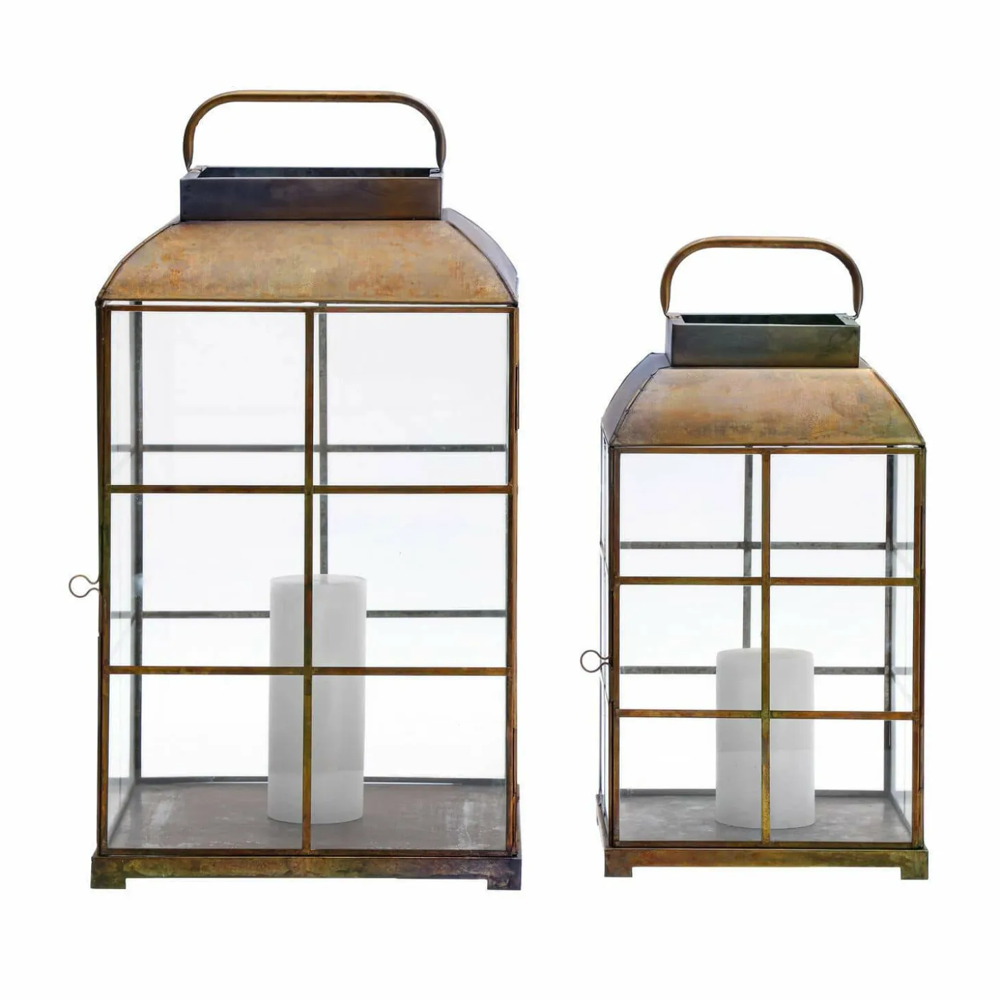 Coppia di lanterne Flavin