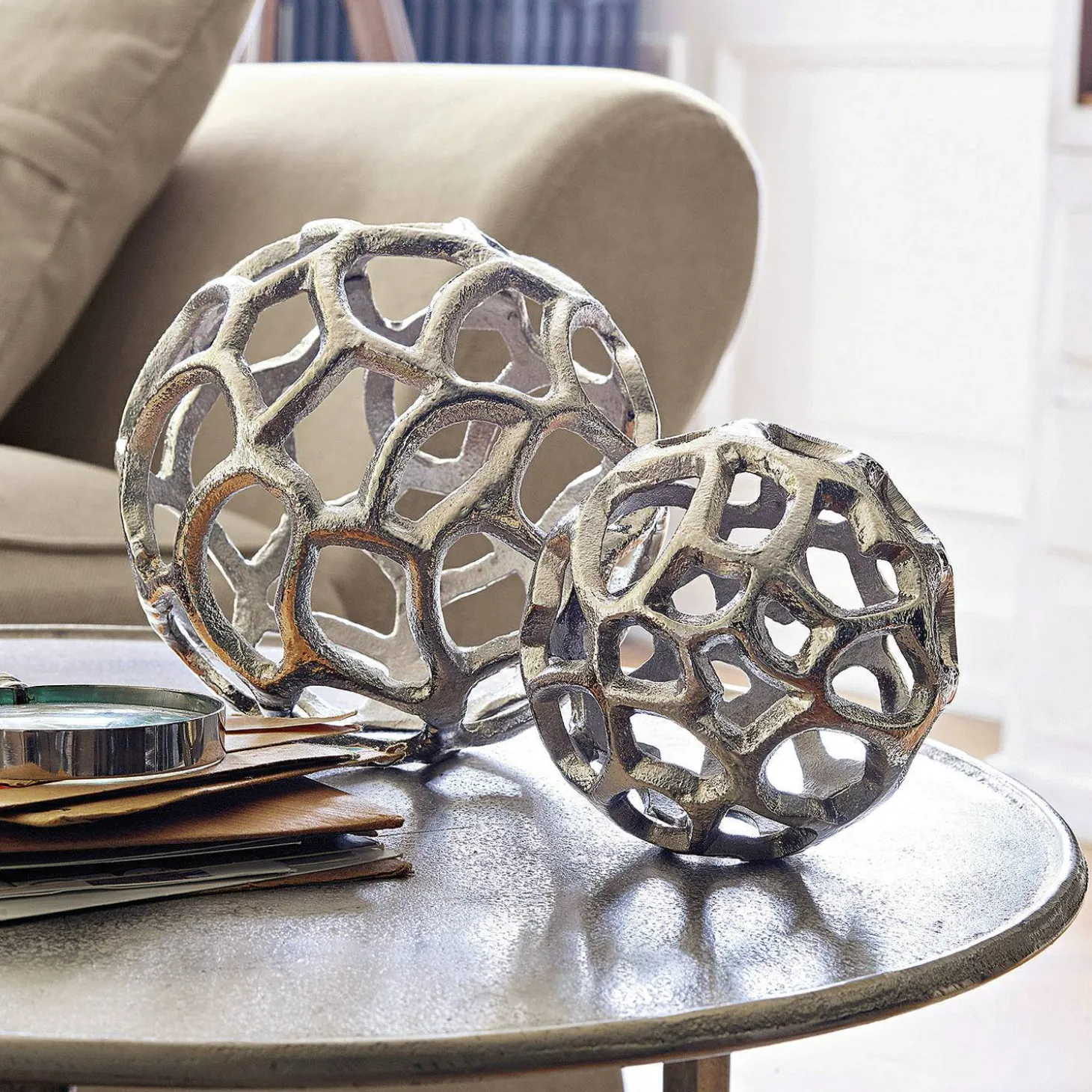 Coppia di oggetti decorativi Venay