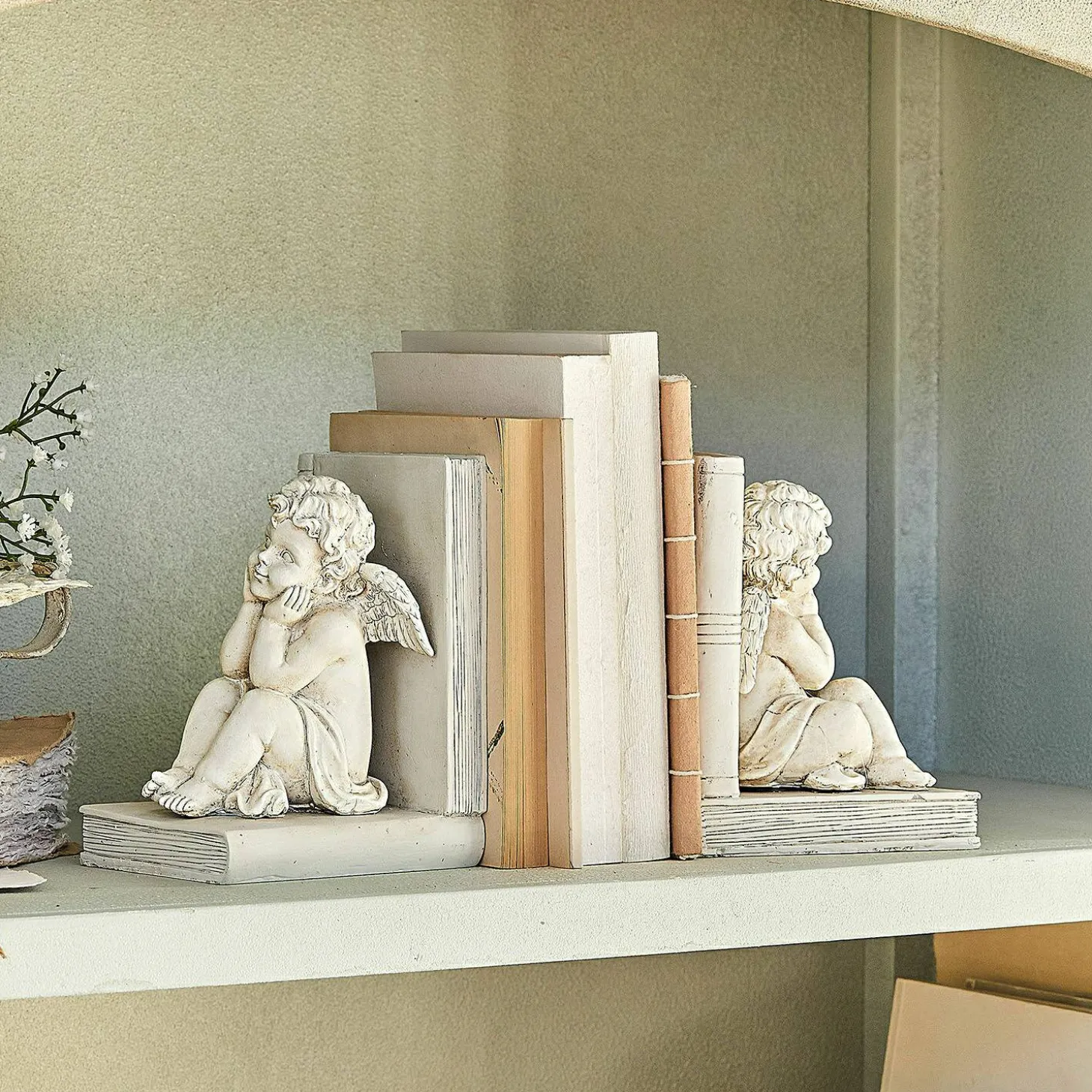 Coppia di reggilibri Yrene