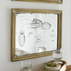 Coppia di specchi decorati Marivelles