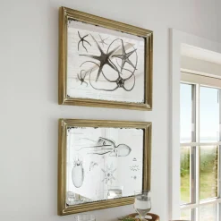 Coppia di specchi decorati Marivelles