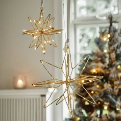 Coppia di stelle a LED Pérole