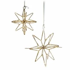 Coppia di stelle a LED Pérole