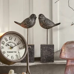 Coppia di uccellini decorativi Juxivel