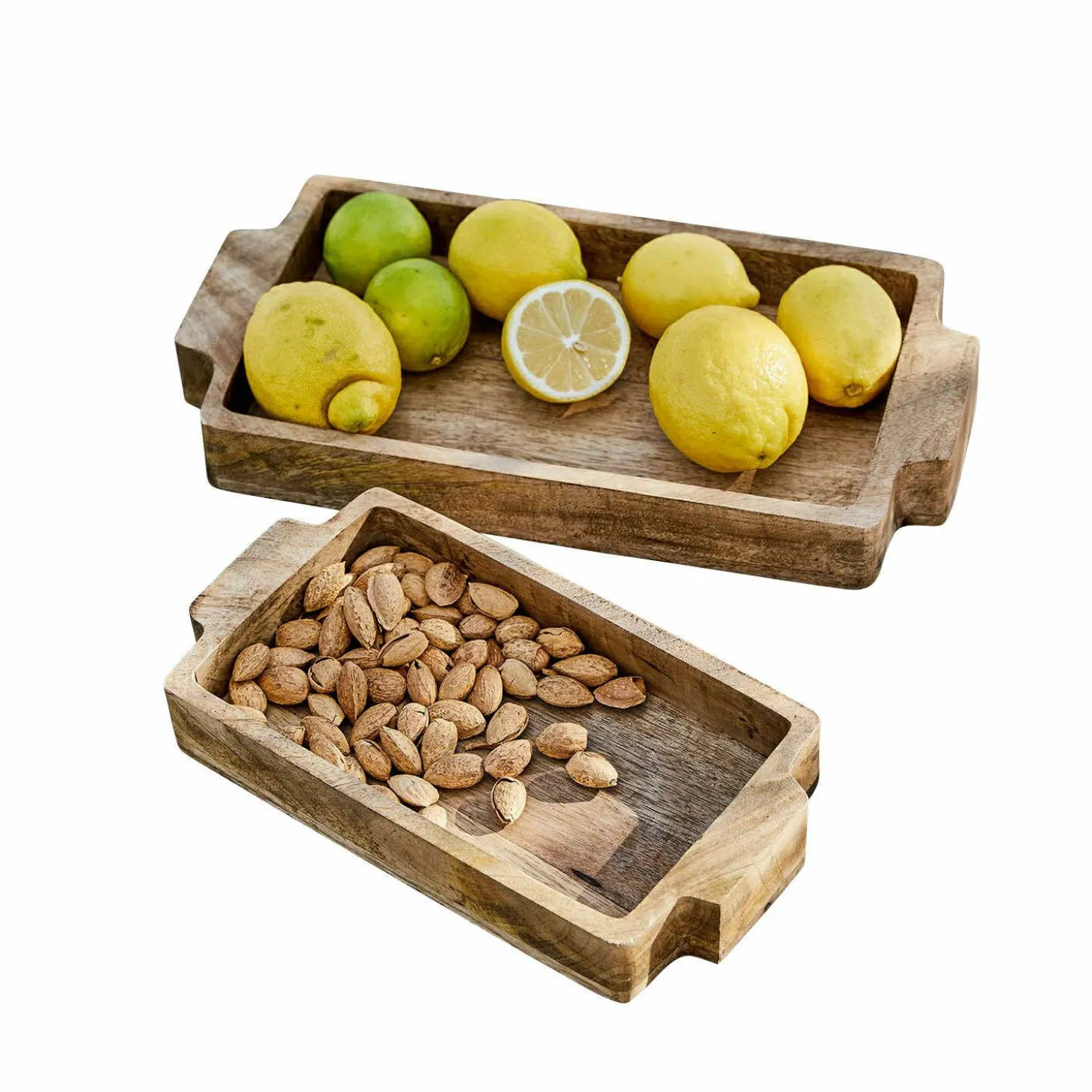 Coppia di vassoi Buer