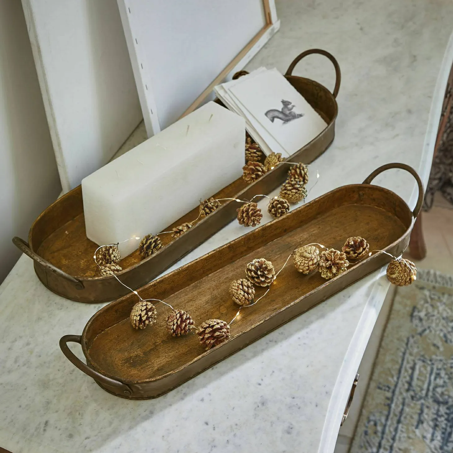 Coppia di vassoi Célianne