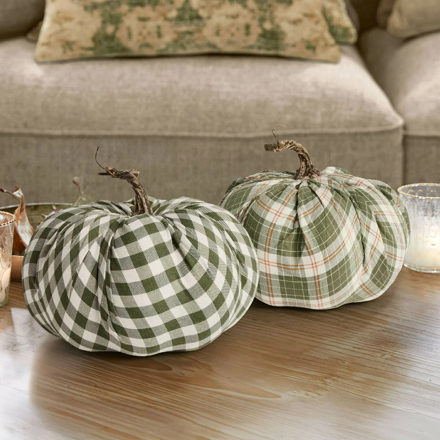 Coppia di zucche decorative Effyl