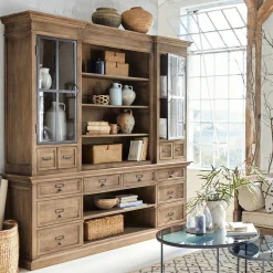 Credenza con cristalliera Horsens