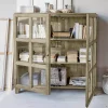 Mobile basso con ante in vetro Stoneham