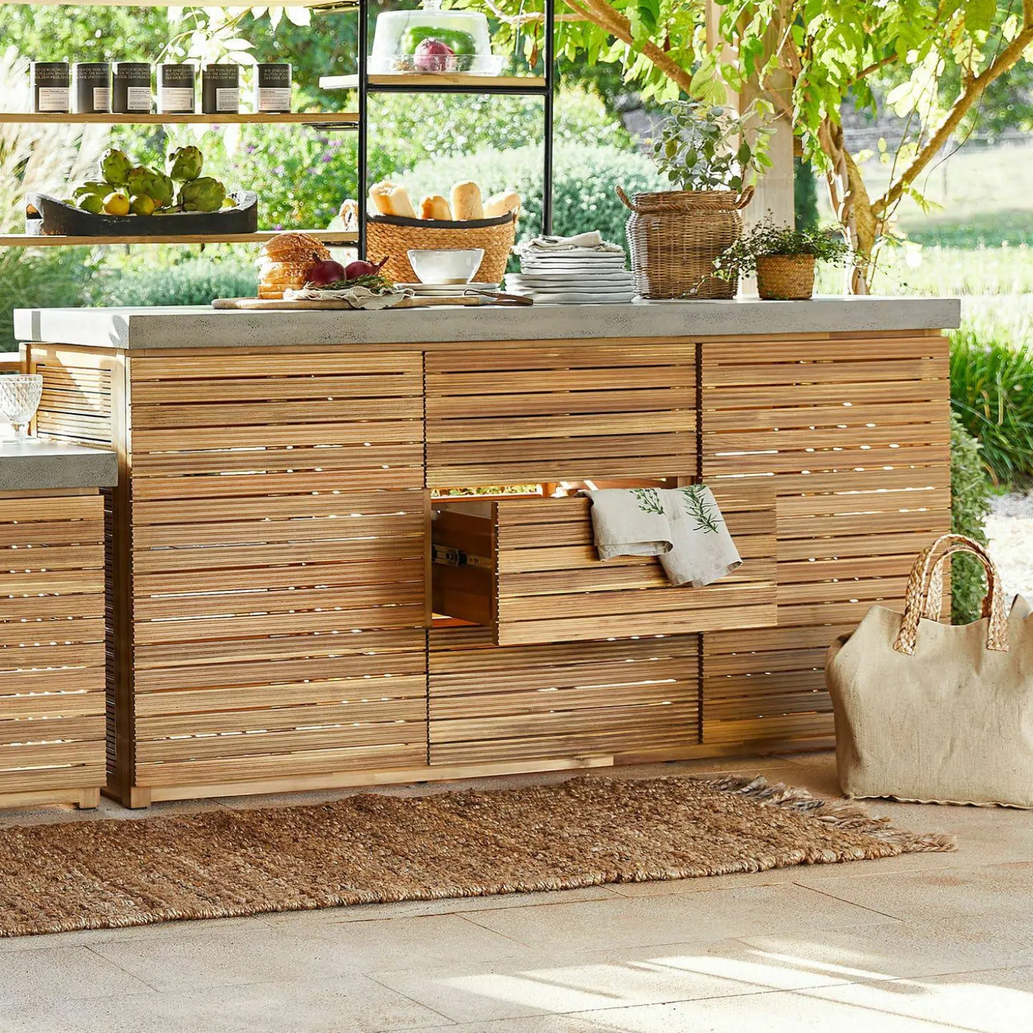Mobile basso da esterno FSC®-100% Venzone