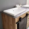Mobile con doppio lavabo Aulon