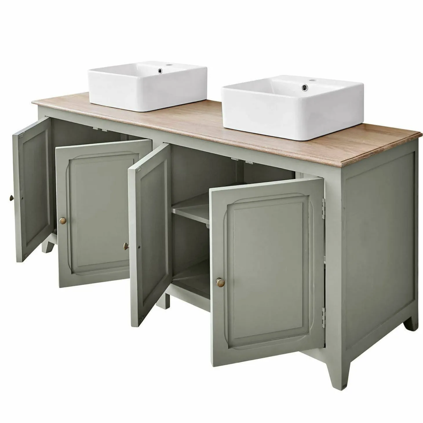 Mobile con doppio lavabo Bastanès