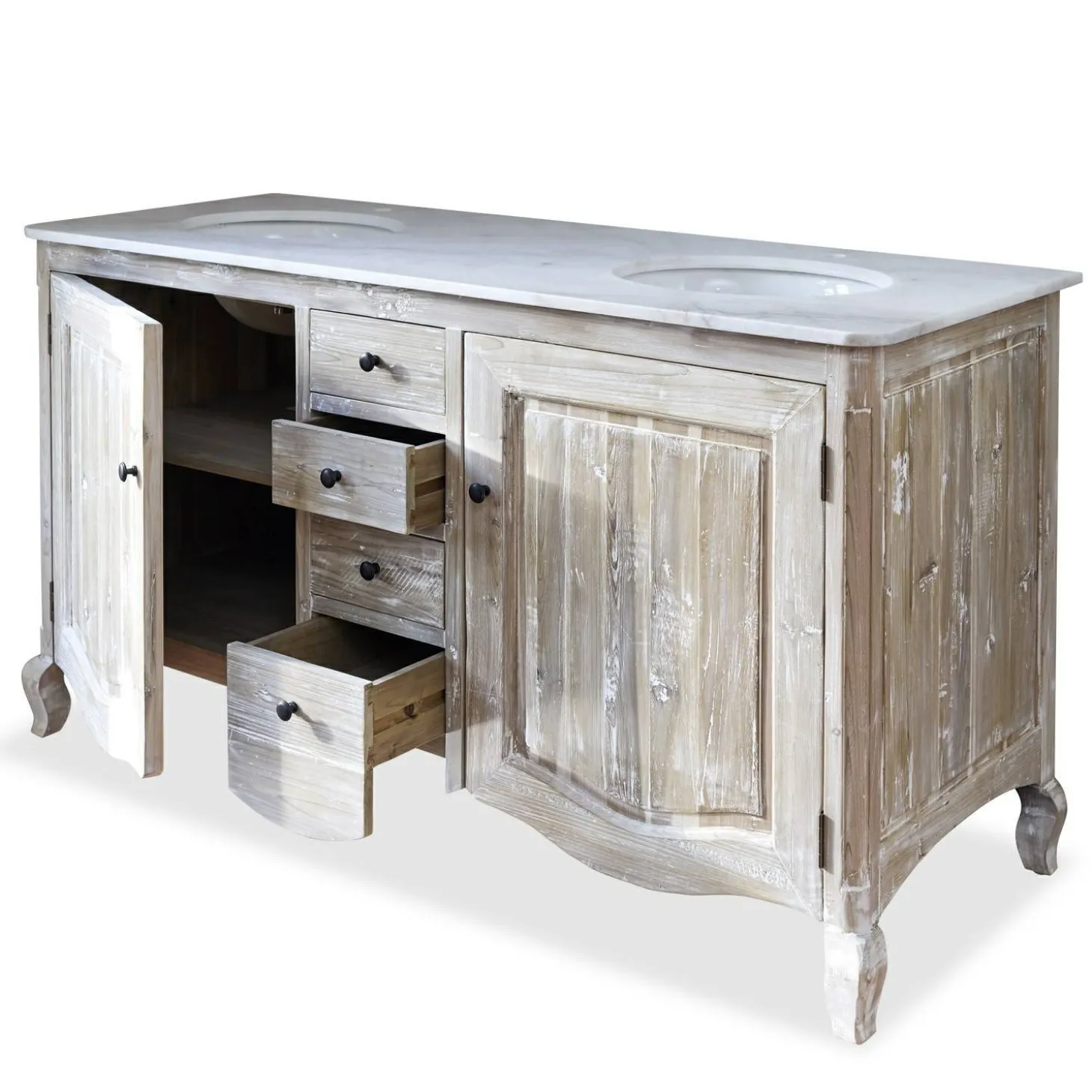 Mobile con doppio lavabo Herrick