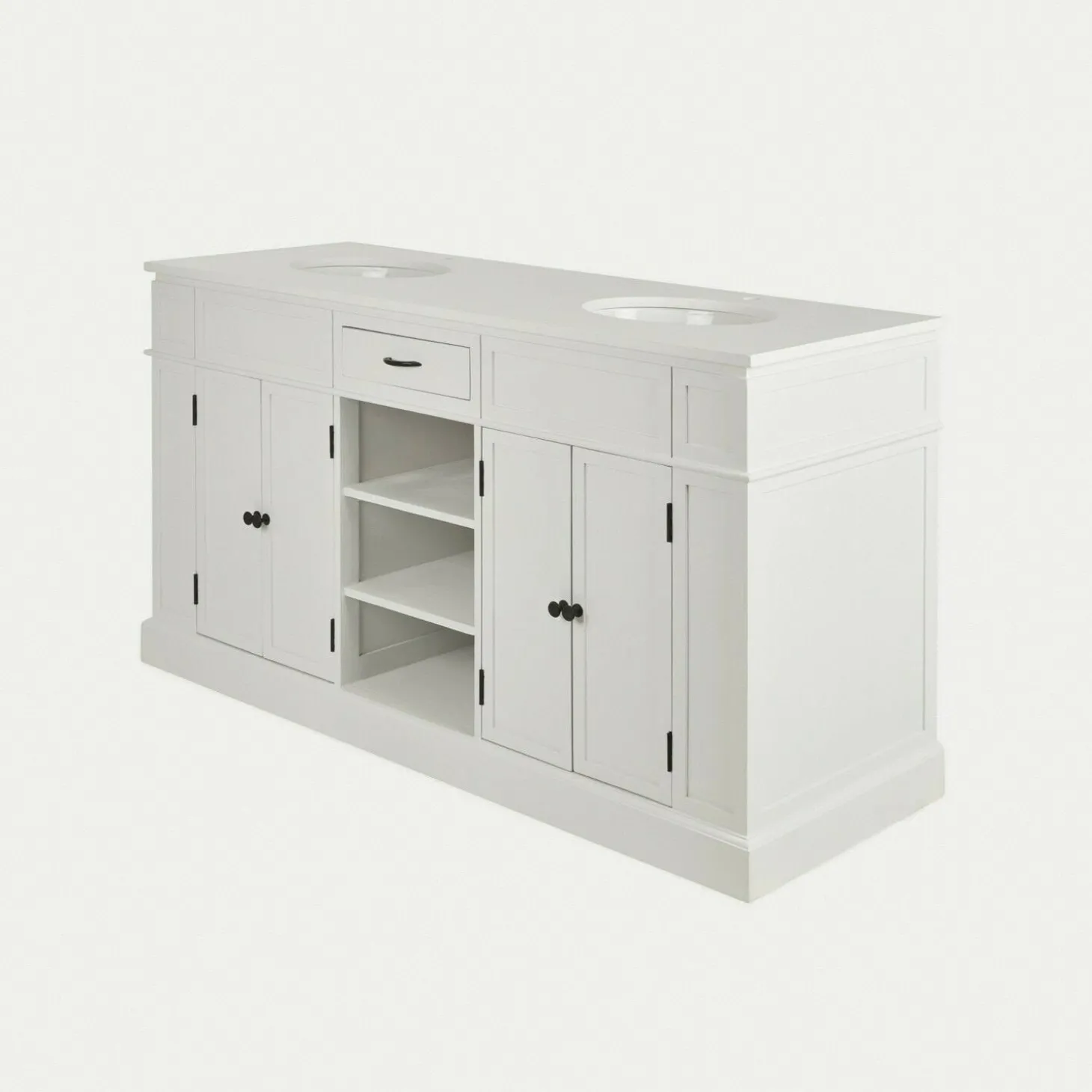 Mobile con doppio lavabo Lydia