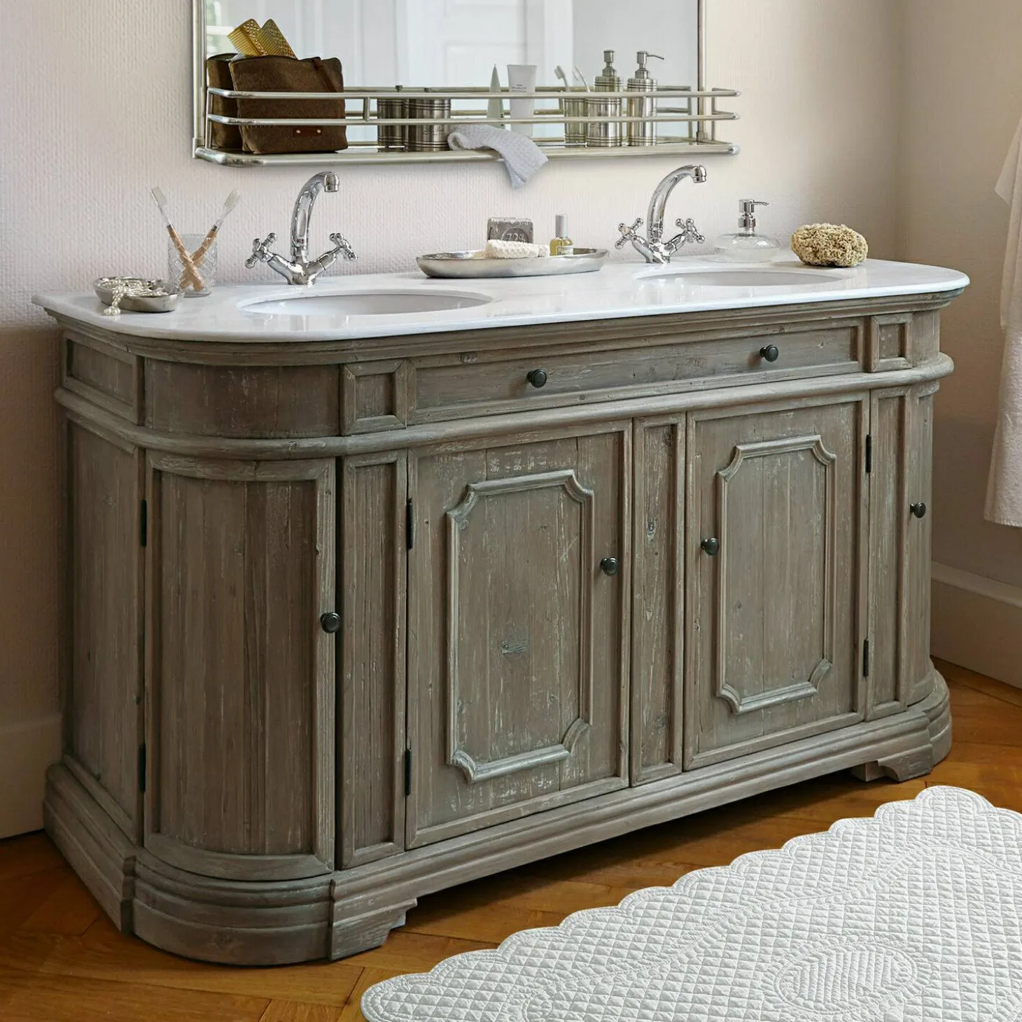 Mobile con doppio lavabo Pembroke