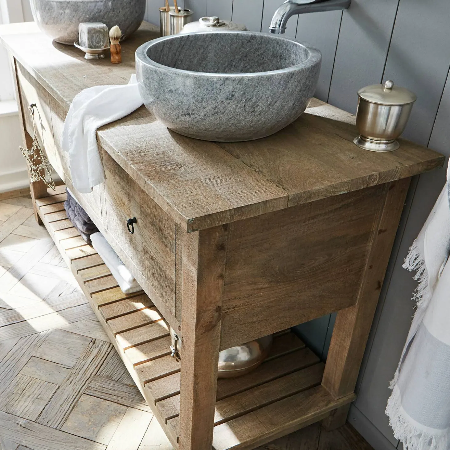 Mobile con doppio lavabo Ravel